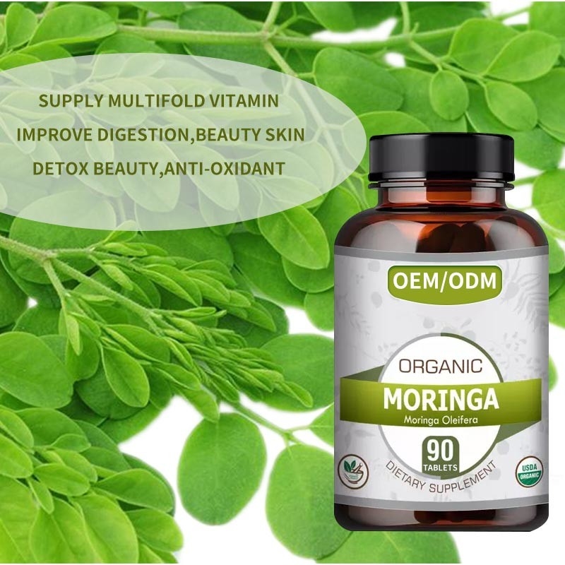 OEM Χονδρεμπόριο 1500mg Herbal Slim Καψούλες Moringa Oleifera Ταμπλέτες για την καύση λίπους