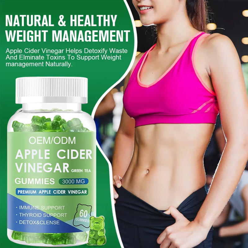 Oem Apple Cider Gummies Vegan Organic Keto Bhb Slim Loss Weight Loss Weight Candy Apple Cider Vinegar