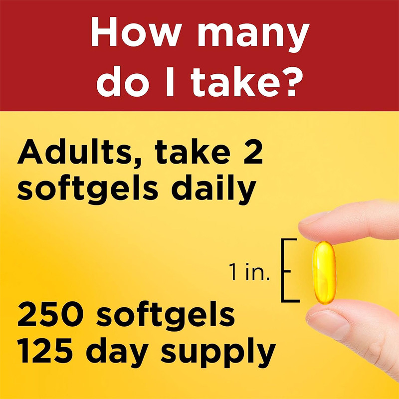 ωμέγα πετρέλαιο 3 ψαριών 1000Mg Softgels για το υγιές συμπλήρωμα 250 υποστήριξης καρδιών Softgels ανεφοδιασμός 125 ημερών