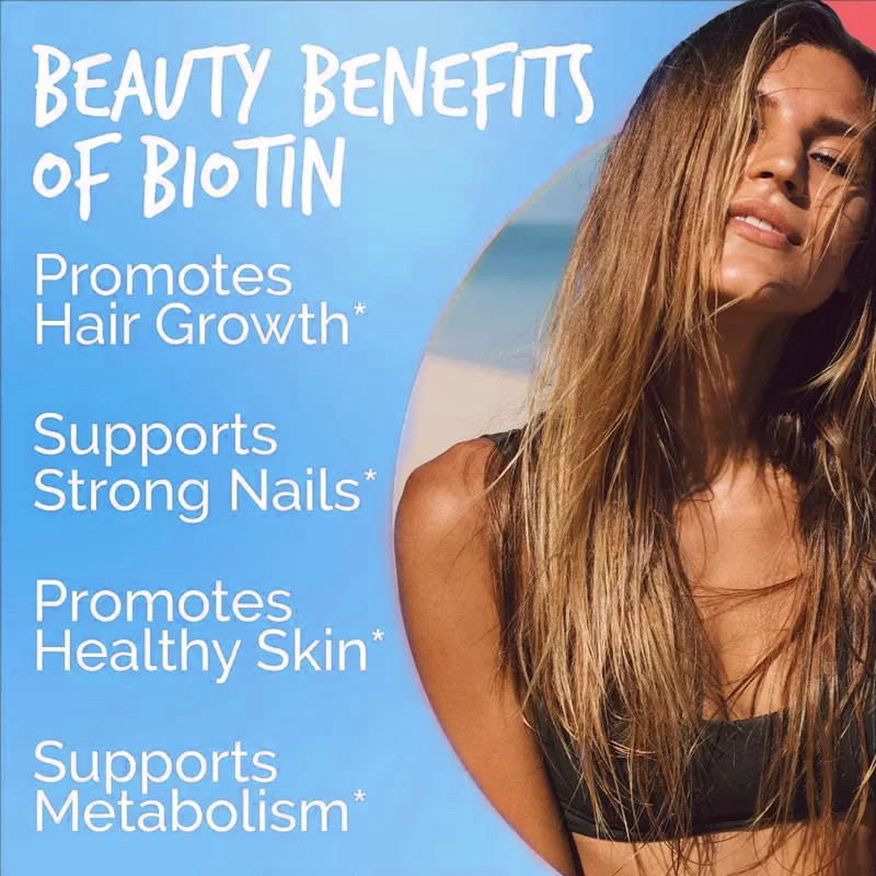 Biotin cOem Skincare δέρμα και Regrowth 10000 Mcg Softgels 100 τρίχας Gummies βιταμινών καρφιών αρίθμηση