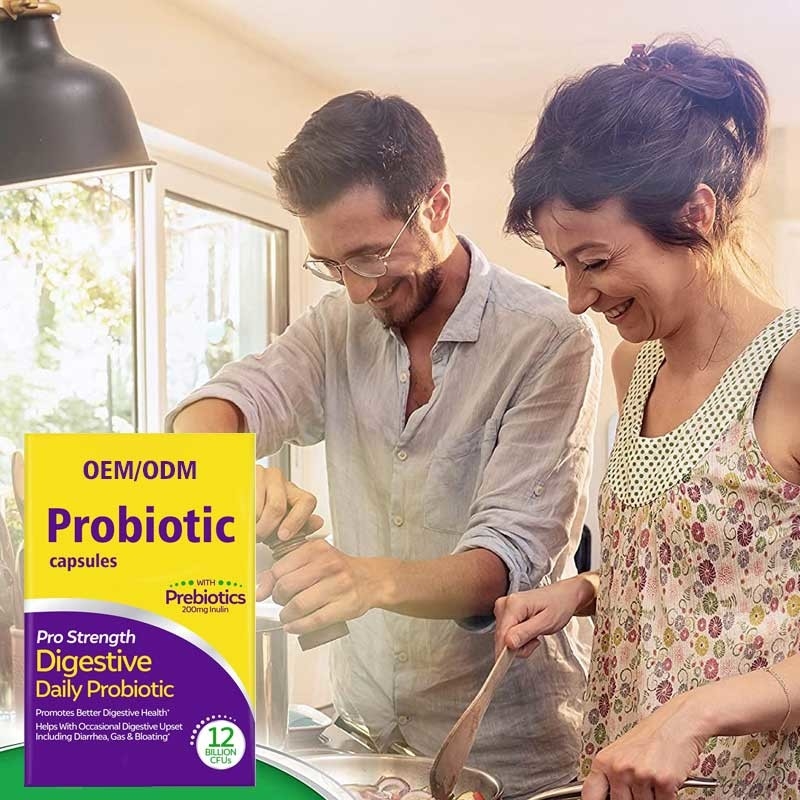 Παχιά συμπληρώματα κοπτών Probiotics για τους άνδρες 60 γυναικών γλουτένη καψών μη ΓΤΟ ελεύθερη