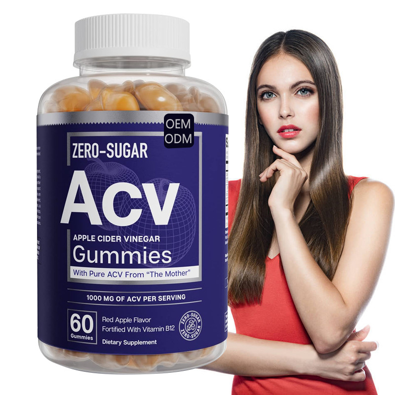 ACV Gummies ODM οργανικό ξίδι B12 500mg μηλίτη της Apple απώλειας βάρους υποστήριξης