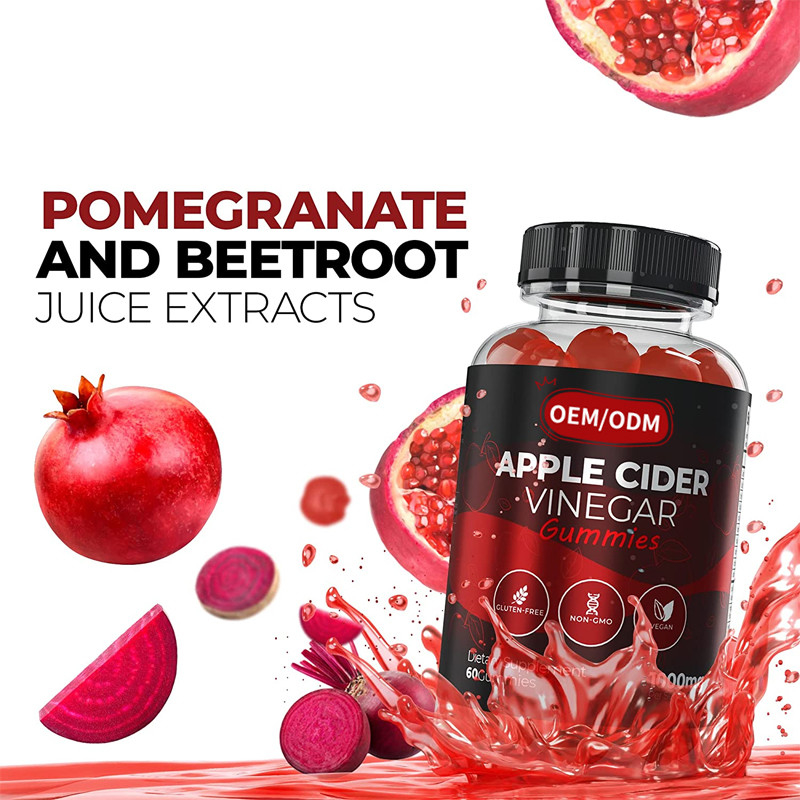 OEM ACV απώλεια βάρους Διαχείριση βιταμινών Απαλλαγμένη από γλουτένη χορτοφάγος μη ΓΤΟ Γρήγορη απώλεια βάρους