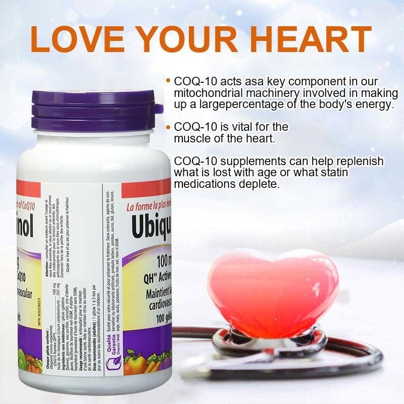 Coenzyme Q10 Softgel υγείας Γ Ubiquinol υποστήριξης συμπληρωμάτων υγειονομικής περίθαλψης cOem καρδιαγγειακές κάψες για την υγιή καρδιά Q10