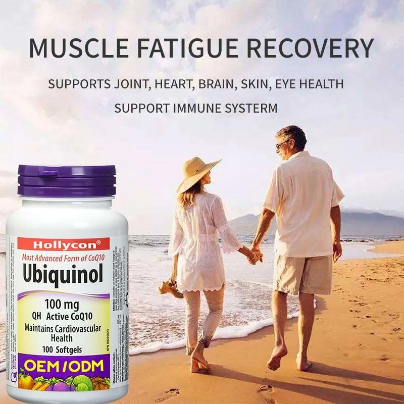 Coenzyme Q10 Softgel υγείας Γ Ubiquinol υποστήριξης συμπληρωμάτων υγειονομικής περίθαλψης cOem καρδιαγγειακές κάψες για την υγιή καρδιά Q10