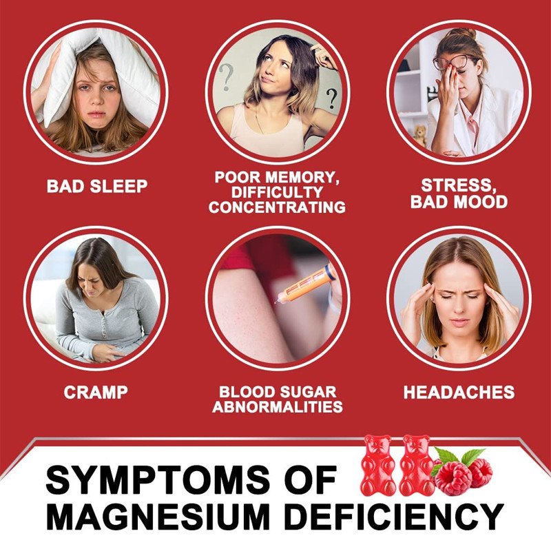 Χωρίς γλουτένη Melatonin Vitamin Gummies Support Sleep Relax Μελατονίνη Βιταμίνη D Εκχύλισμα βάλσαμου λεμονιού μαγνησίου