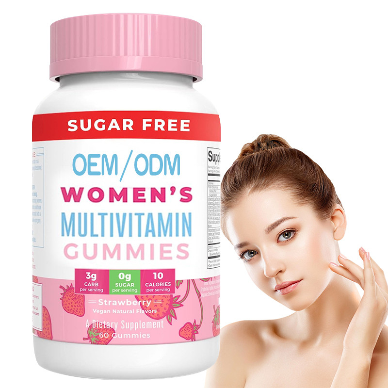 Βιταμίνες Multivitamin των άνοσων γυναικών υποστήριξης καθημερινών με το οργανικά δέρμα και το καρφί τρίχας συστατικών Gummy