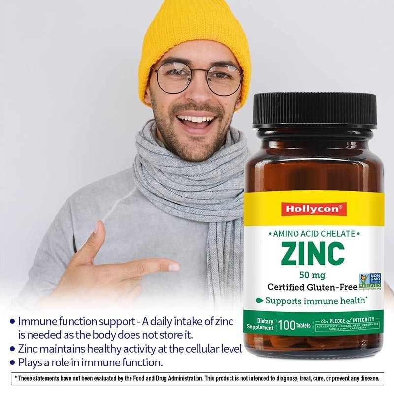 OEM & ODM Ιδιωτική ετικέτα Ζήχαρο 50mg αμινοξέων κελατικό δισκία 100ct Πιστοποιημένο χωρίς γλουτένη