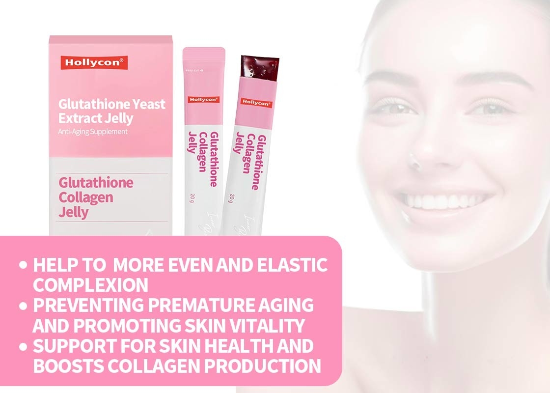 ODM Glutathione Collagen Jelly Υποστήριξη για την Υγεία του Δέρματος Αντιγήρανση Συμπλήρωμα Glutathione Yeast Extract Jelly