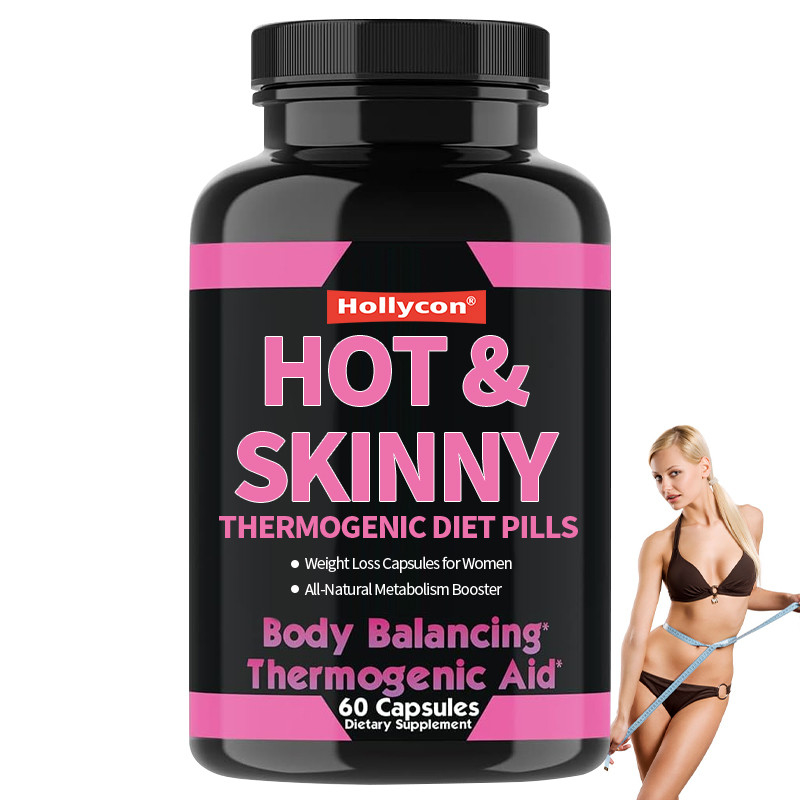OEM All-Natural Μεταβολισμός Booster Hot Skinny Θερμογονικά Δίαιτα Πισκία Απώλεια Βάρους Κάψουλες Για Γυναίκες