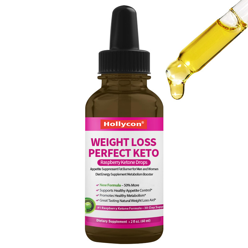 Απώλεια βάρους Perfect Keto Raspberry Ketone Drop Καταστολή της όρεξης Εναφέρον λιπαρών για άνδρες και γυναίκες