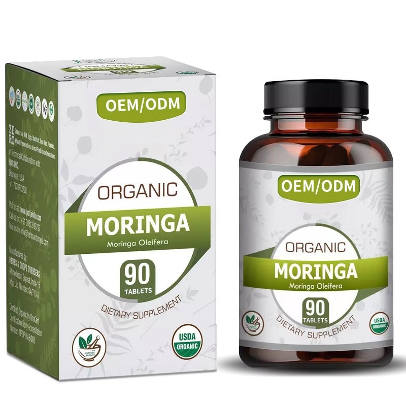 OEM Χονδρεμπόριο 1500mg Herbal Slim Καψούλες Moringa Oleifera Ταμπλέτες για την καύση λίπους