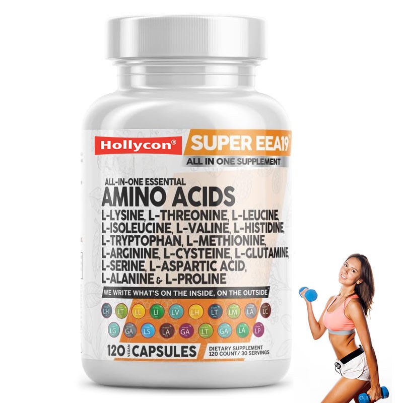 Υποστήριξη OEM Συμπλήρωμα Αργινίνης L-αργινίνη Καψάκια για ενήλικες Αμινοξέα Καψάκια