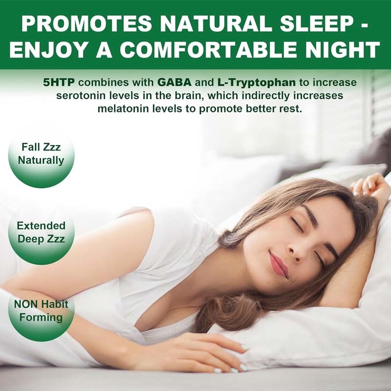 OEM 5 - HTP GABA Sleep Gummies Φυσικό Γάμπα για τον ύπνο του εγκεφάλου και των αρθρών