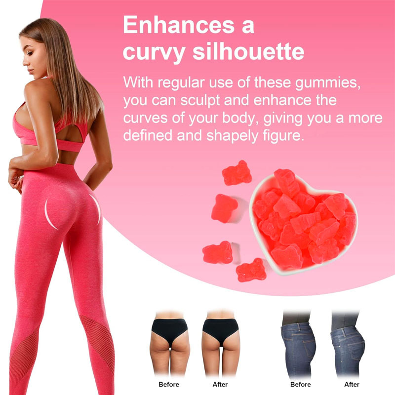 OEM Hip Butt Gummies Για Γυναίκες Butt Enhancing Συμπλήρωμα Για Butt Lift