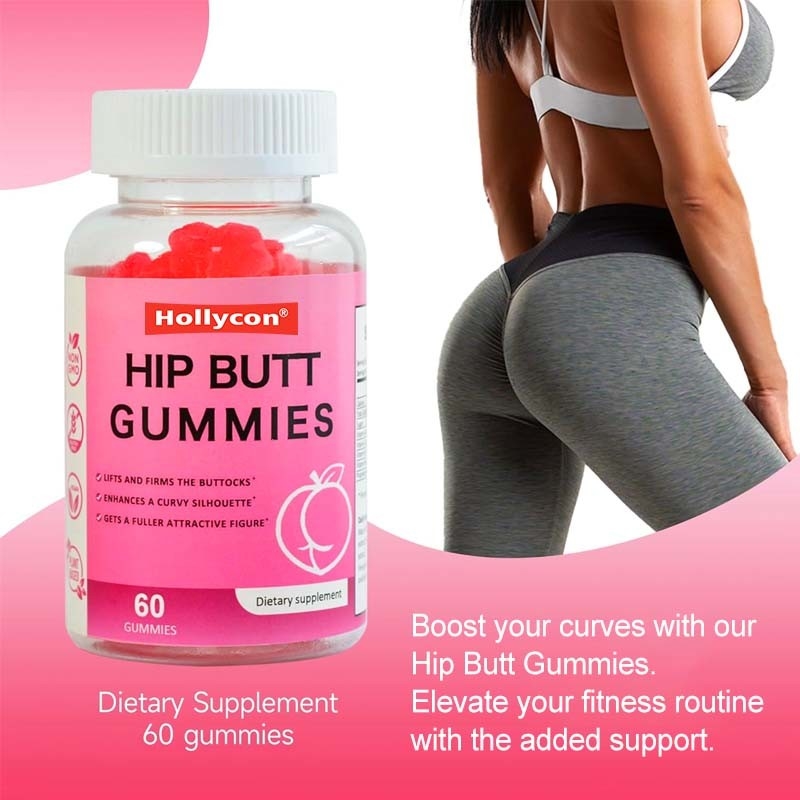 OEM Hip Butt Gummies Για Γυναίκες Butt Enhancing Συμπλήρωμα Για Butt Lift