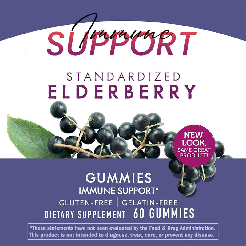 Κατασκευαστής Sambucus Black Elderberry Gummies για παιδιά Βιταμίνες Συμπλήρωμα ανοσολογικής υποστήριξης Αντιοξειδωτικό