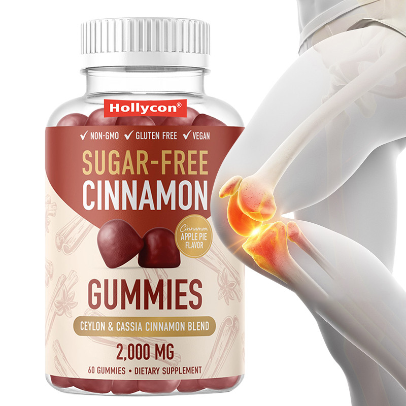 Χωρίς ζάχαρη καμίνι 1000mg Ceylon Cinnamon Extract Gummies για υποστήριξη του ανοσοποιητικού συστήματος