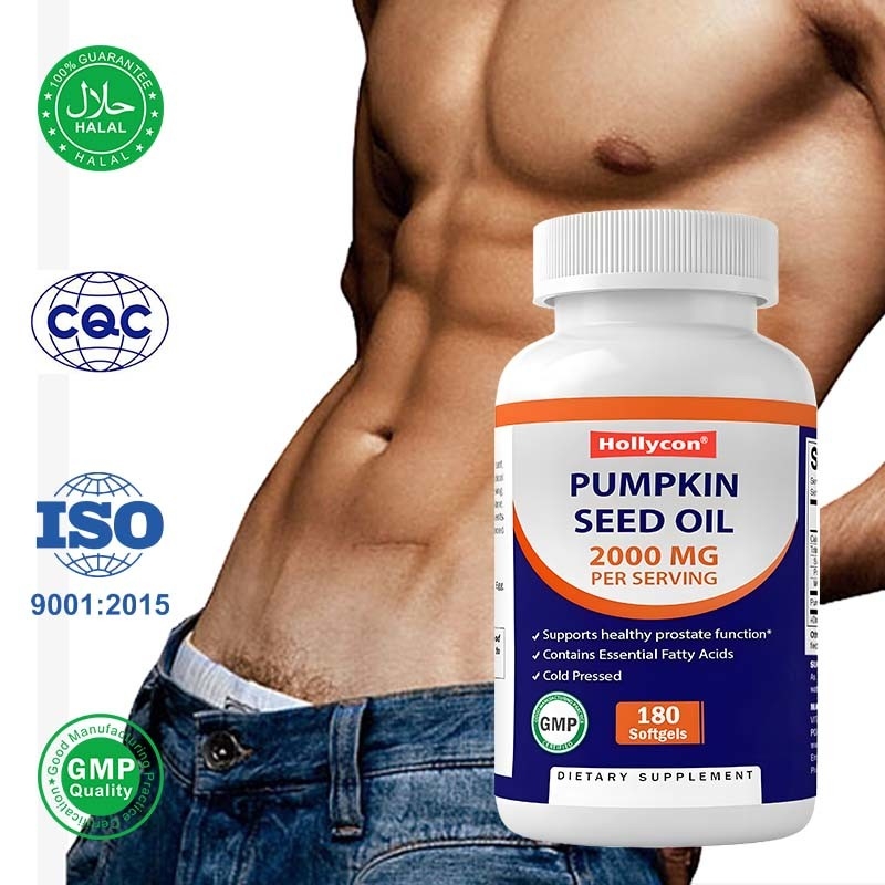 OEM Ελαιόλαδο Σπόρων Κολοκύθιας Softgels για την Προώθηση της Υγείας της Κεφαλής 2000 mg Ελαιόλαδο Σπόρων Κολοκύθιας