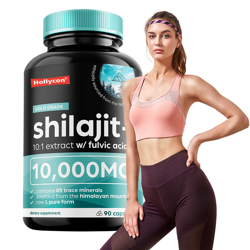 OEM Pure Himalayan Shilajit 10000mg Οργανικές κάψουλες Shilajit για υποστήριξη του ανοσοποιητικού συστήματος