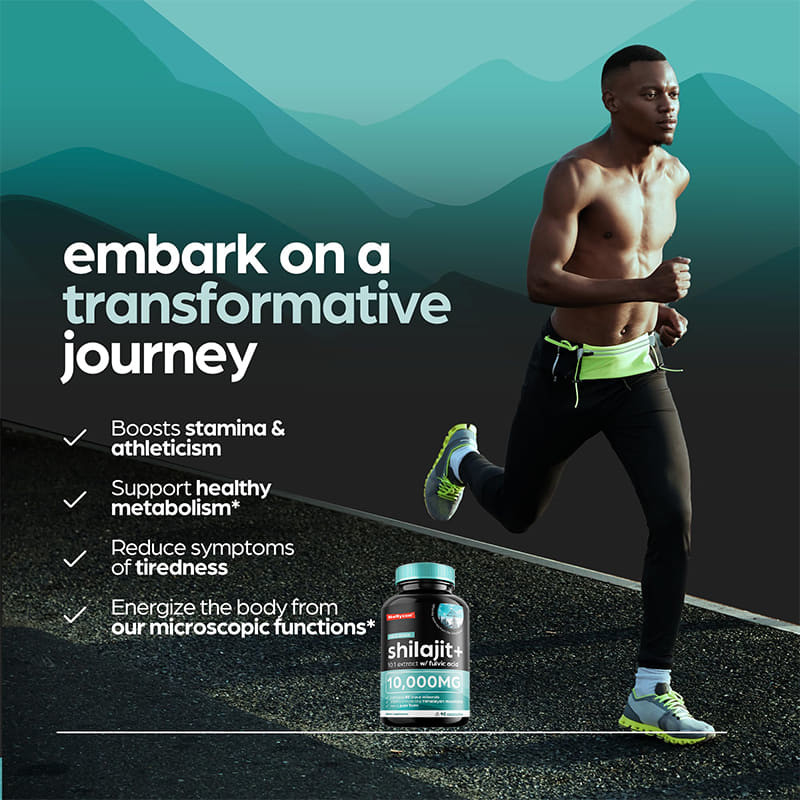 OEM Pure Himalayan Shilajit 10000mg Οργανικές κάψουλες Shilajit για υποστήριξη του ανοσοποιητικού συστήματος