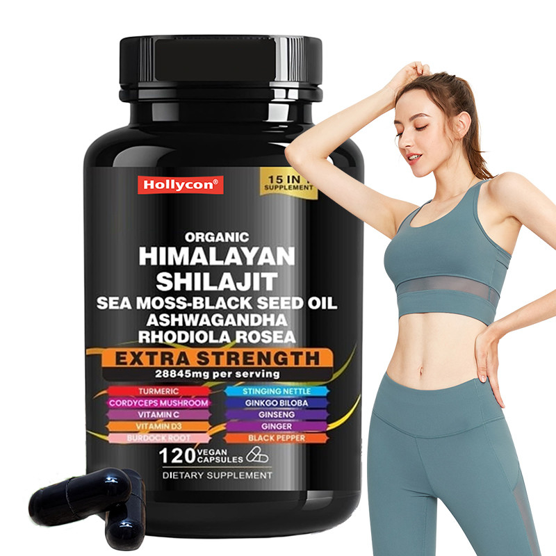 OEM Οργανικά Καθαρά Ιμαλαϊκά Καψάκια Shilajit Για Υποστήριξη του ανοσοποιητικού συστήματος