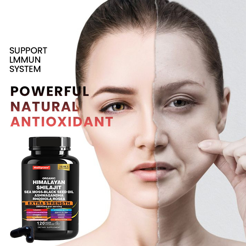 OEM Οργανικά Καθαρά Ιμαλαϊκά Καψάκια Shilajit Για Υποστήριξη του ανοσοποιητικού συστήματος