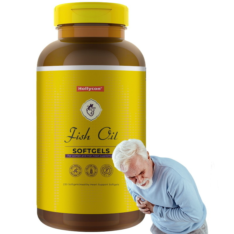 Αλιέλαιο Ωμέγα 3 Συμπληρώματα 1200 mg Softgels Ωμέγα 3 Αλιέλαιο για υγιή υποστήριξη καρδιάς 230 Softgels 115 Ημερήσια προμήθεια