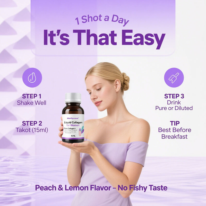 Καθαρό κολλαγόνο+ υγρό κολλαγόνο για γυναίκες - 4000mg θαλάσσια πεπτίδια για ακτινοβολία δέρματος, υγεία και υγεία των νυχιών - υαλουρονικό οξύ, βιταμίνη Ε