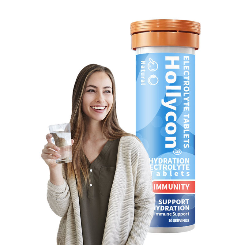 Δισκία ηλεκτρολυτών ανοσίας ενυδάτωσης OEM με βιταμίνη C