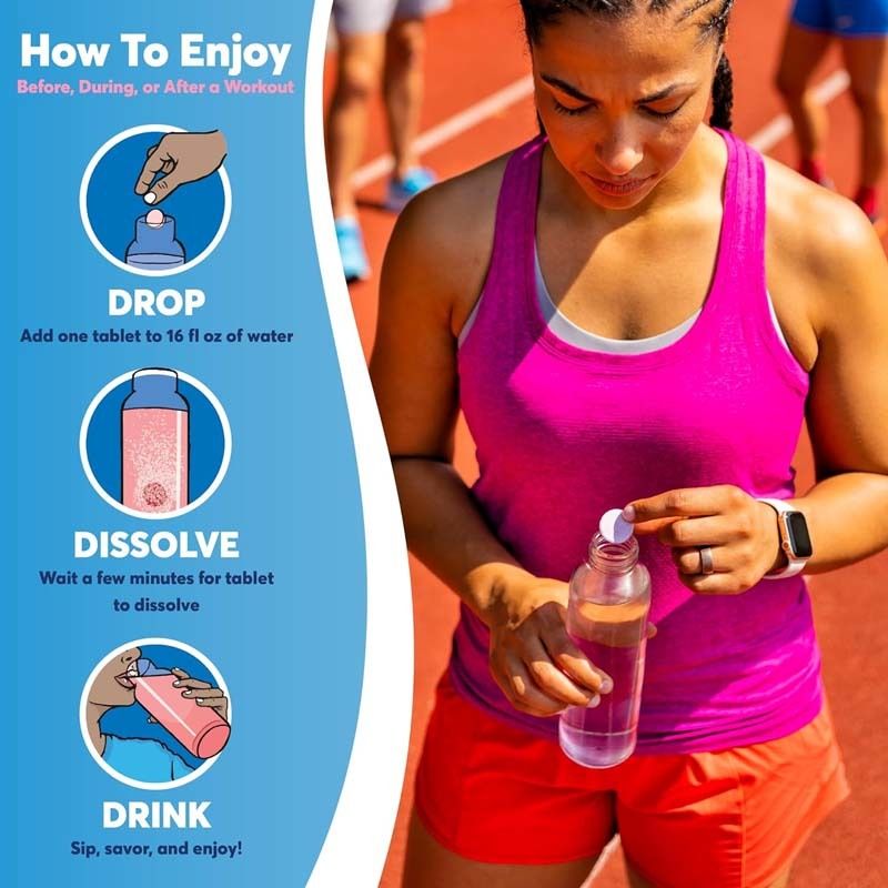 Δισκία ηλεκτρολυτών ανοσίας ενυδάτωσης OEM με βιταμίνη C