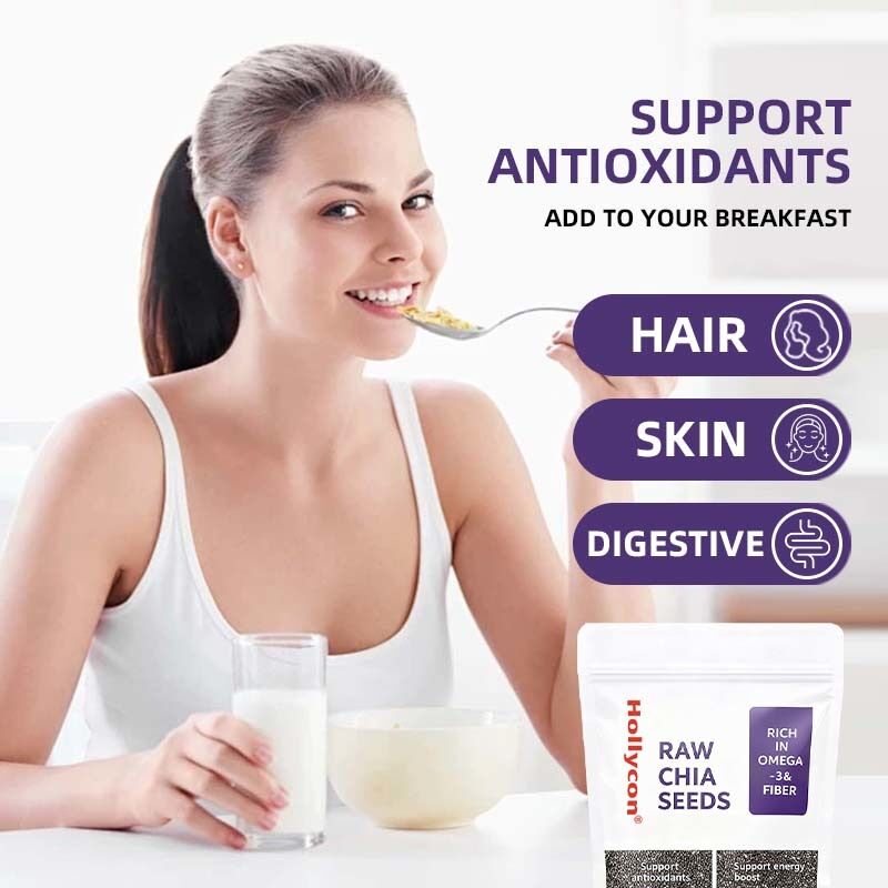 OEM / ODM Σπόροι Chia 500g, Συσκευασία 1 | Σπόροι για Κατανάλωση | Σπόροι για Διαχείριση Βάρους | Πλούσιοι σε Ασβέστιο, Πρωτεΐνη & Φυτικές Ίνες Χωρίς Προσθήκη Ζάχαρης, προσαρμοσμένη Φόρμουλα