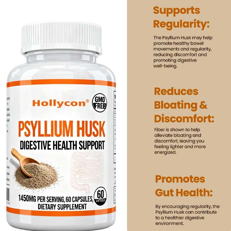 Καψάκια Psyllium Husk   60 Count
