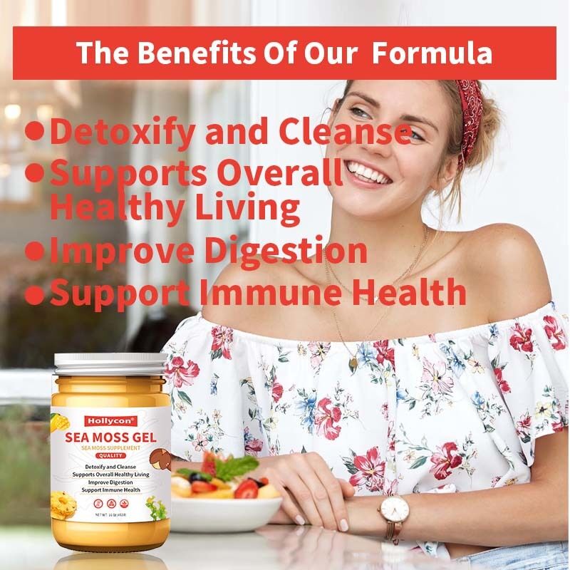 OEM Θρεπτικό Ακατέργαστο Seamoss Αποτοξίνωση και Καθαρισμός Πλούσιο σε Μέταλλα Πρωτεΐνες Βιταμίνες Υγεία Sea Moss Sea Moss Gel