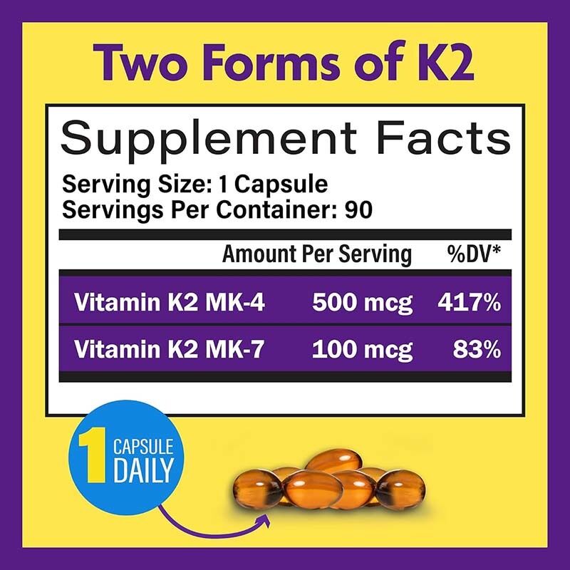 OEM πλήρες φάσμα βιταμίνης K2 Softgels με 600 mcg της Trans Form υποστηρίζει τη γενική υγεία και την δύναμη των οστών