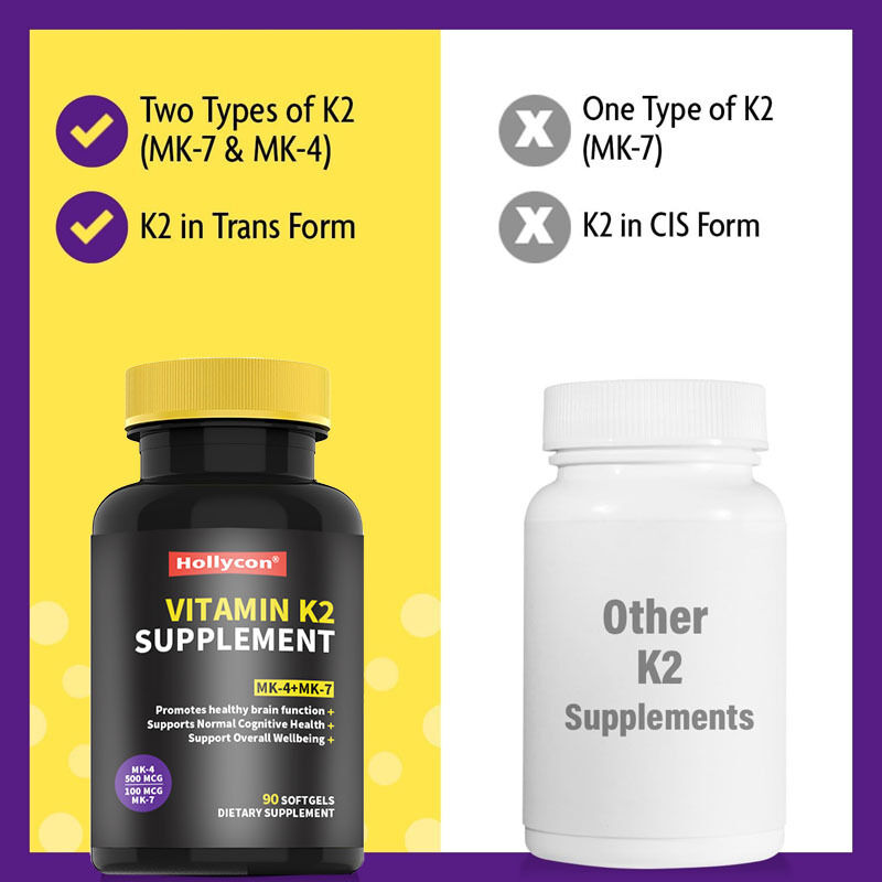 OEM πλήρες φάσμα βιταμίνης K2 Softgels με 600 mcg της Trans Form υποστηρίζει τη γενική υγεία και την δύναμη των οστών