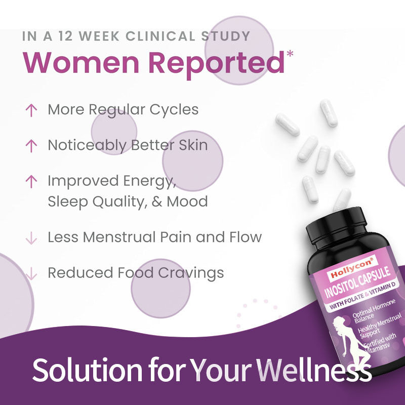 OEM Premium Inositol Supplement Inositol Plus Ratio Υγιής ορμονική ισορροπία και υγιής στήριξη ωοθηκών για γυναίκες