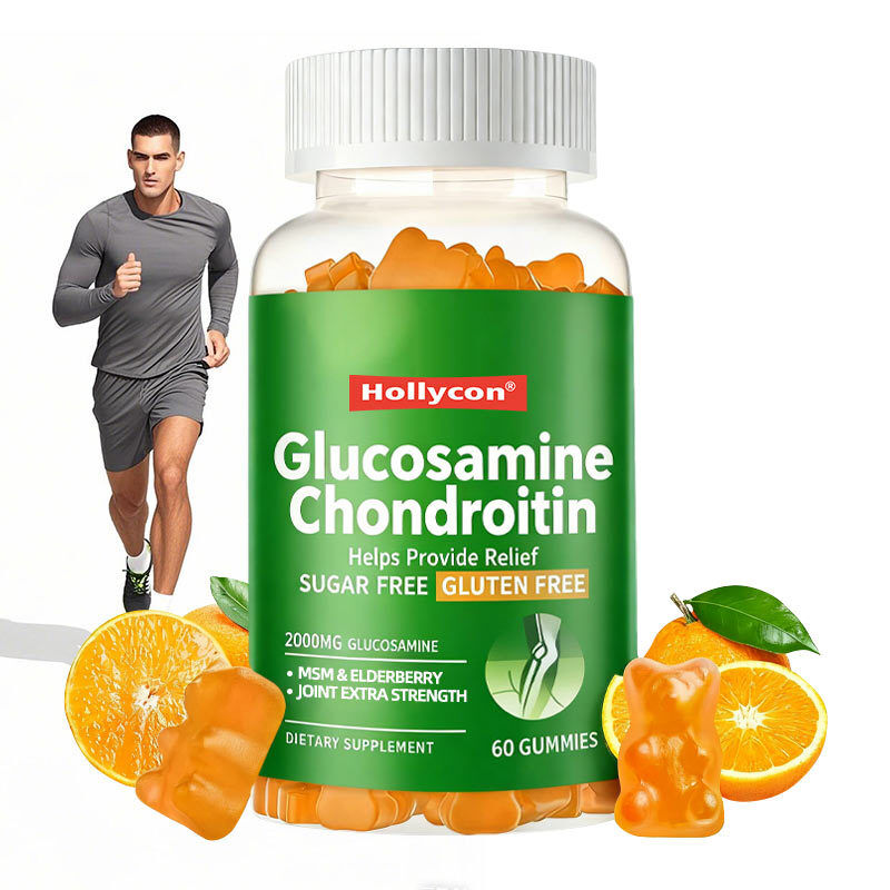 OEM Glucosamine Chondroitin Gummies MSM Elderberry Extra Strength Joint Immune Support Supplement Glucosamine Chondroitin Εναλλακτική δύναμη των αρθρώσεων Συμπλήρωμα ανοσοποιητικής υποστήριξης