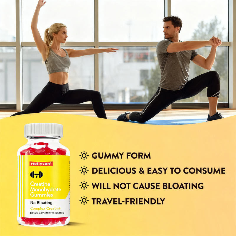 OEM Creatine Chews Muscle Growth Muscle Recovery Workout Recovery Anaerobic Endurance No Bloating Creatine Monohydrate Gummies