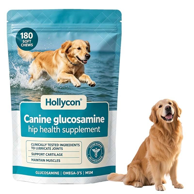 OEM Dog Glucosamine Chewable Tablets | Daily Joint & Body Nutritional Supplement for Pet Wellness