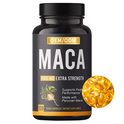 Αρσενικό μαύρο συμπλήρωμα Softgels ρίζας Maca για τη διεύρυνση ισχίων