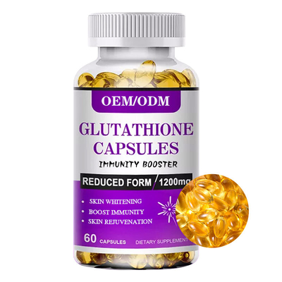 Φυσικές αρχικές ταμπλέτες Softgels γλουταθείου για την ομορφιά 1200 mg