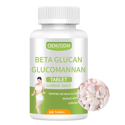 Glucan συνήθειας βήτα λεπτή ταμπλέτα σώματος ταμπλετών Clucomannan