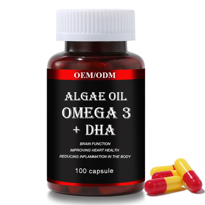 Ωμέγα συμπλήρωμα πετρελαίου 3 Softgels Vegan αλγών καψών DHA