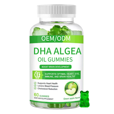 Πετρέλαιο ωμέγα DHA Algea ODM Gummy για την υγεία εγκεφάλου εγκυμοσύνης