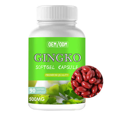 Η μνήμη ενισχύει τα συμπληρώματα καψών Ginkgo Biloba Softgel για τον ενισχυτή εγκεφάλου
