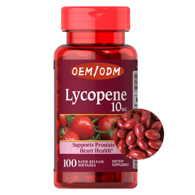 Lycopene cOem συμπληρωμάτων λογότυπων συνήθειας FDA καψών Softgel εγκεκριμένο