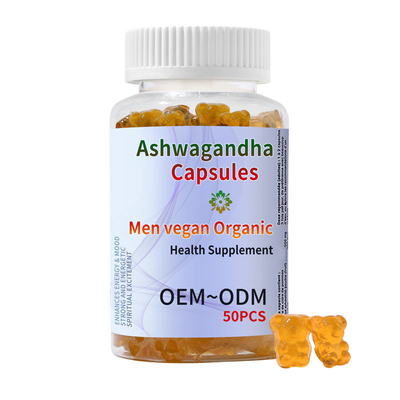 Οργανικό Vegan Destress χαλαρώνει το cOem Gummies Ashwagandha πίεσης Gummies
