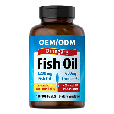 Διαιτητικό Epa Dha πετρέλαιο Omega 3 ψαριών συμπληρωμάτων cOem για Adhd